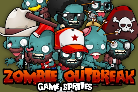 Zombie Outbreak - Game Sprites 