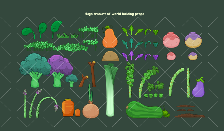 Vegetable world environment pack 