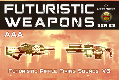 Futuristic Rifle Firing V6 