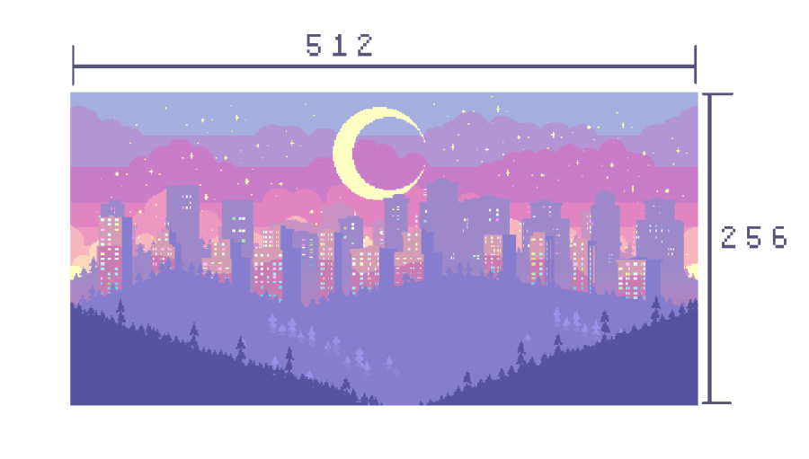 Pixel Art City Backgrounds 