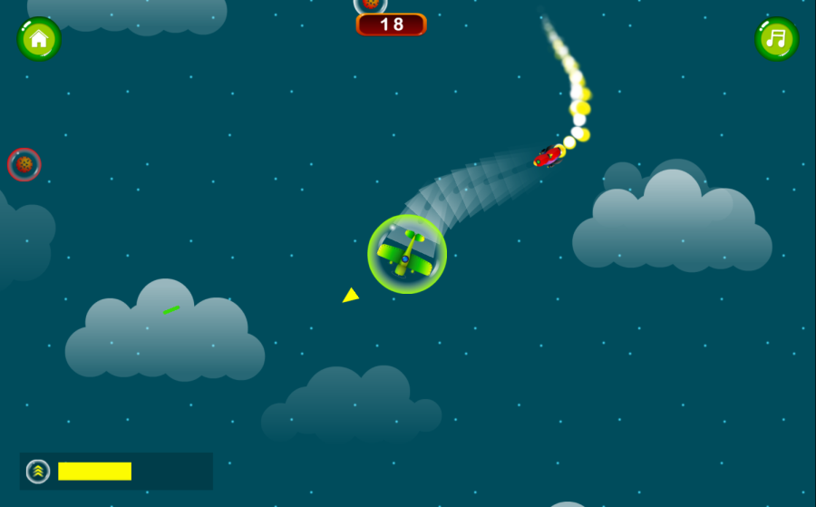 Save The Pilot - Airplane HTML5 Shooter Game 