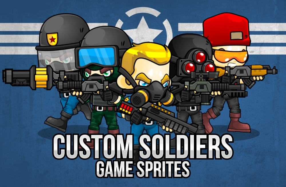 Custom Soldier - Game Sprites 