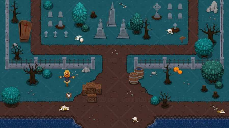 The Graveyard - Top Down Tileset 