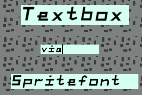 Textbox via Spritefont 