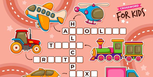 Crossword for Kids | Template 