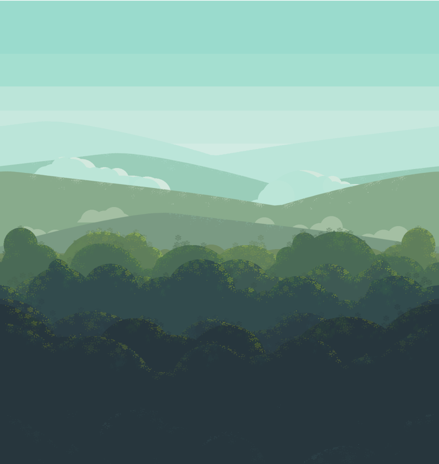 Pixel Art Mysterious Forest 