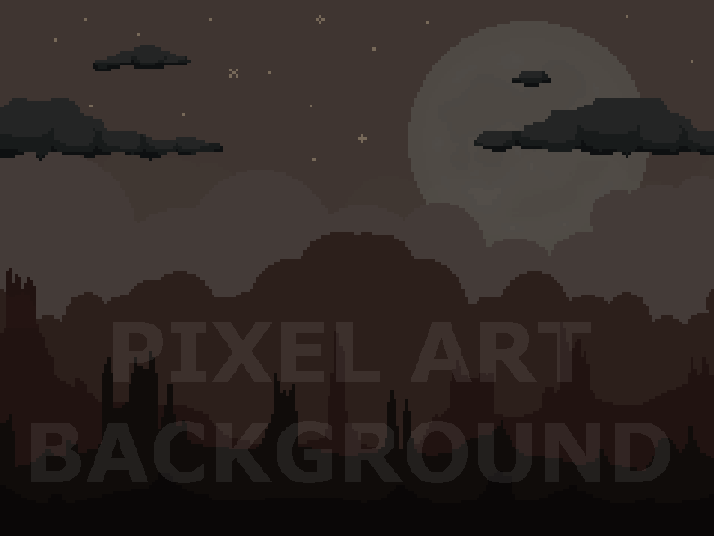 12 Parallax Pixel Art Backgrounds Pack 