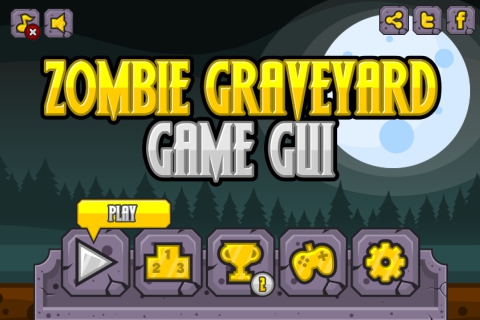 Zombie Graveyard - Game GUI 