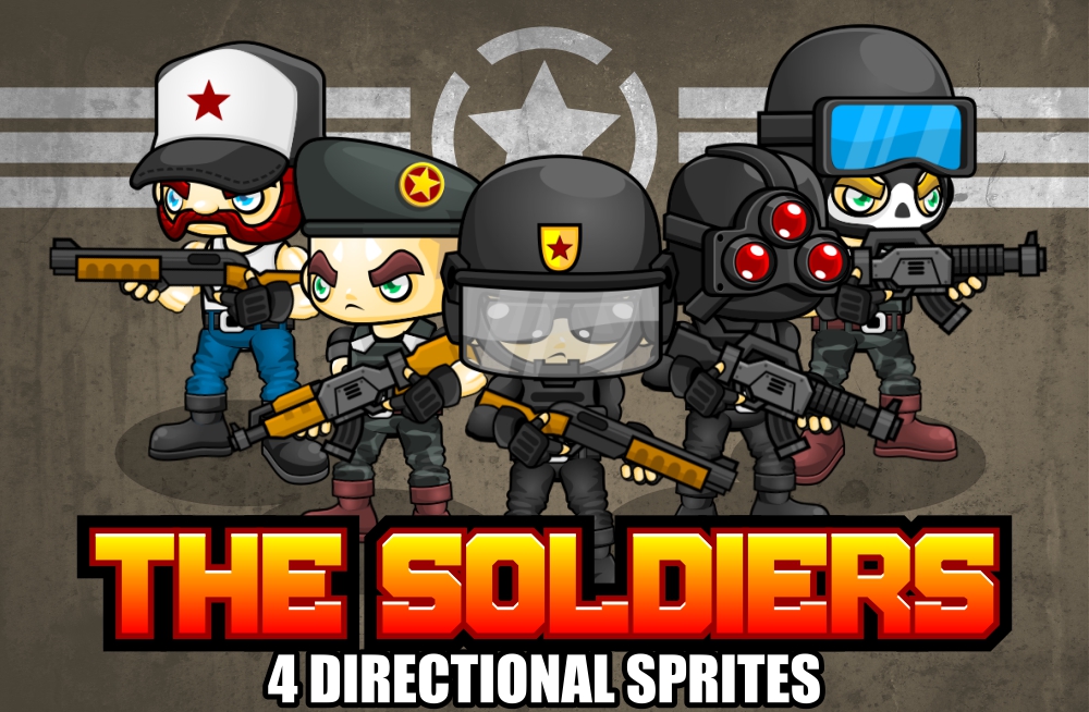 The Soldiers - Game Sprites 