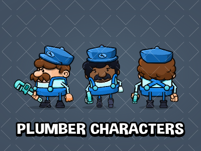 Plumber character 