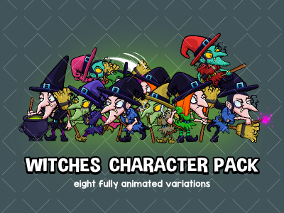 Witches character pack 