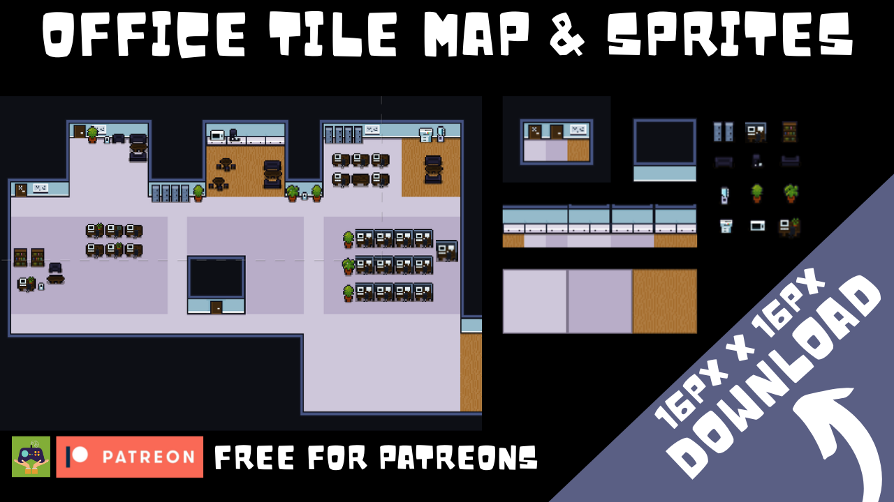 Office Tile Map and Sprites 