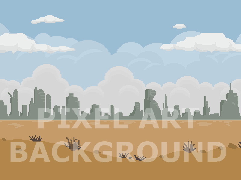 12 Parallax Pixel Art Backgrounds Pack 