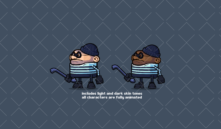 Burglar character 