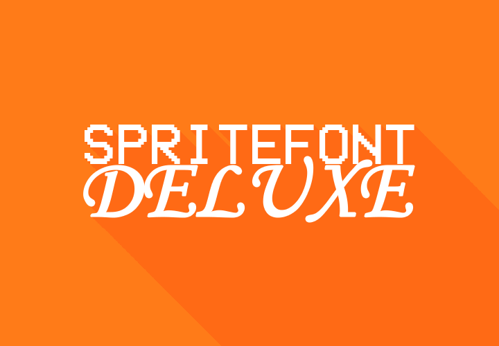 Spritefont Deluxe 