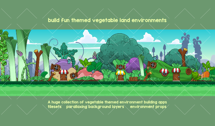 Vegetable world environment pack 