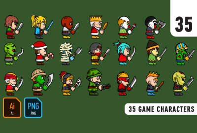 35 game characters 