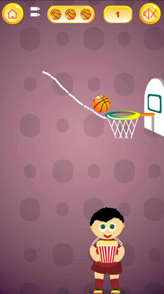 The Linear Basketball Sport Game 