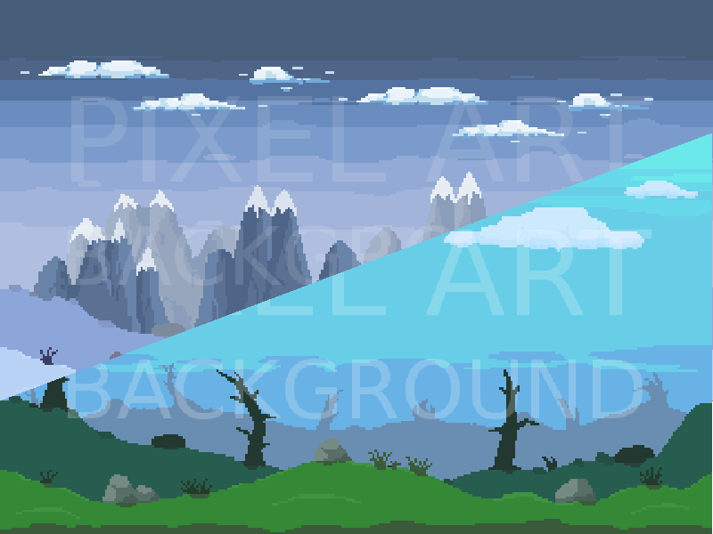 Parallax Pixel Art Backgrounds Pack #2 