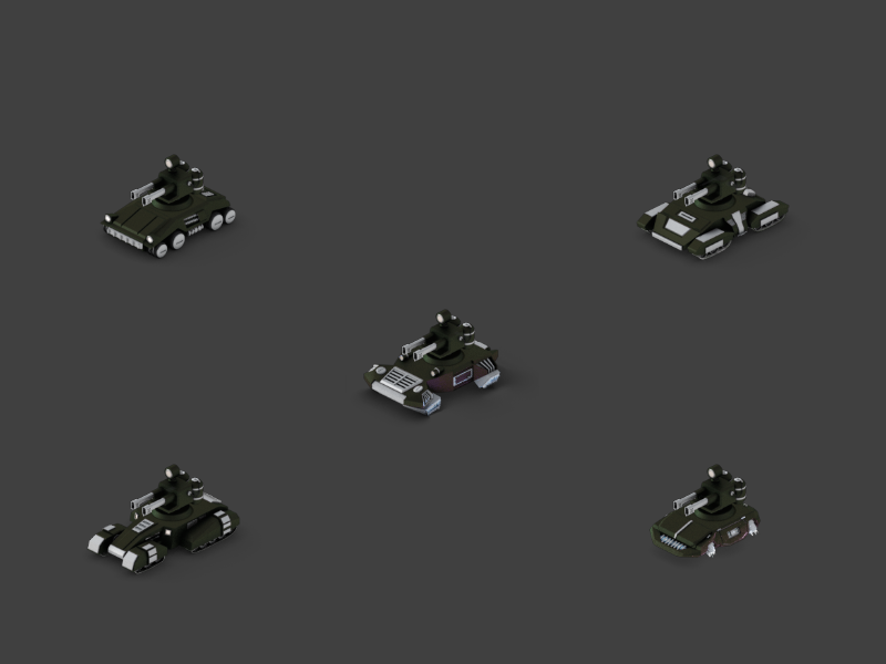 Modular Isometric Vehicles 