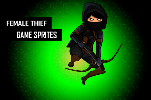 Female Dark Thief Character 