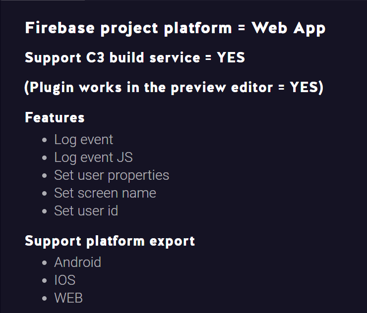 Firebase Analytics 