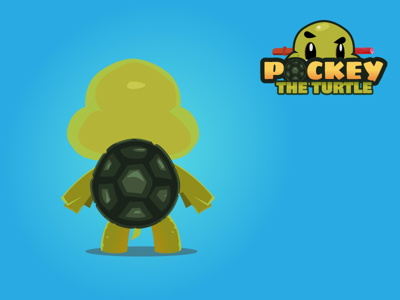 Pockey The Turtle Character 