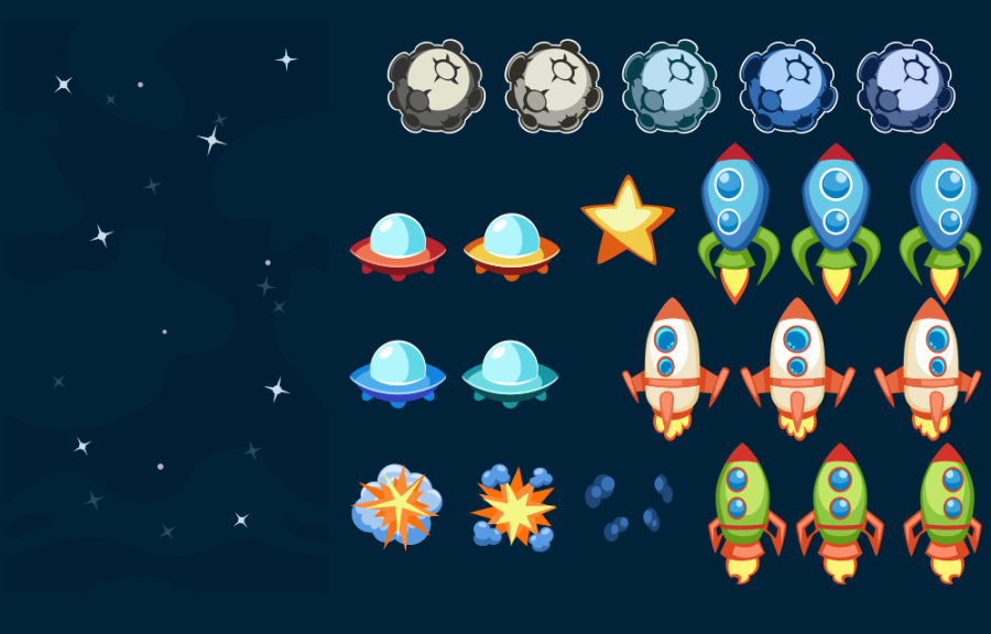 Asteroids Game Pack 