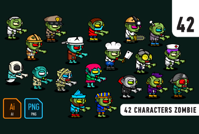 42 characters zombie 