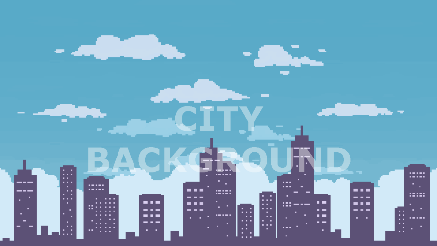 2D Pixel Art City Backgrounds Pack 