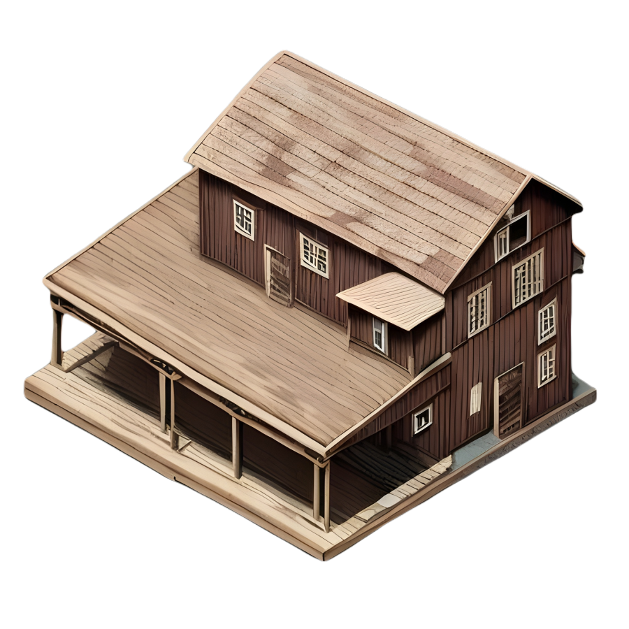 Buildings - Isometric view - PNG transparent 