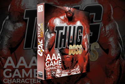 AAA Game Character Thug Boss 