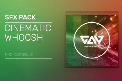 Cinematic whoosh sound effect pack 