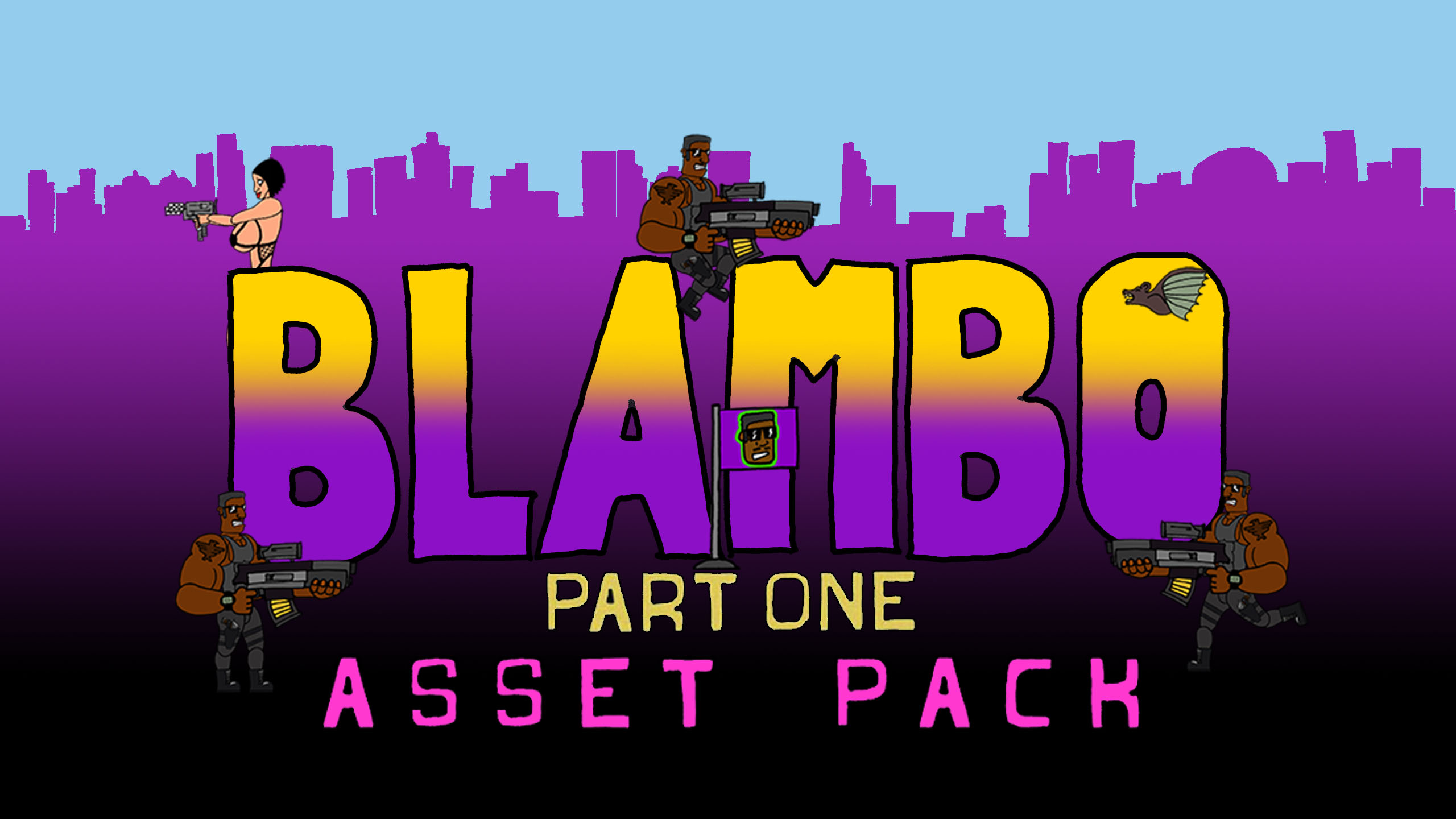 Blambo Part One Platformer Graphics Assets 