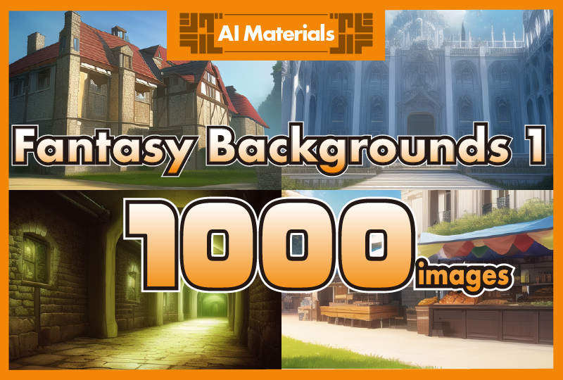 Fantasy Backgrounds 1【Shigural AI Materials】 