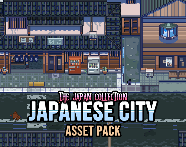 The Japan Collection: Japanese City Game Assets 