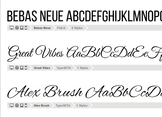 Alex Brush Font 