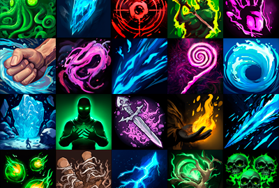 500 RPG SKILL ICONS PACK 5 