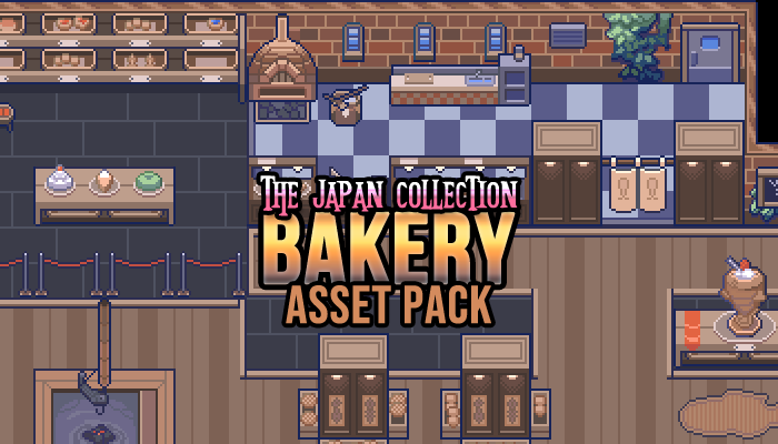 The Japan Collection: Bakery Interior Game Assets 