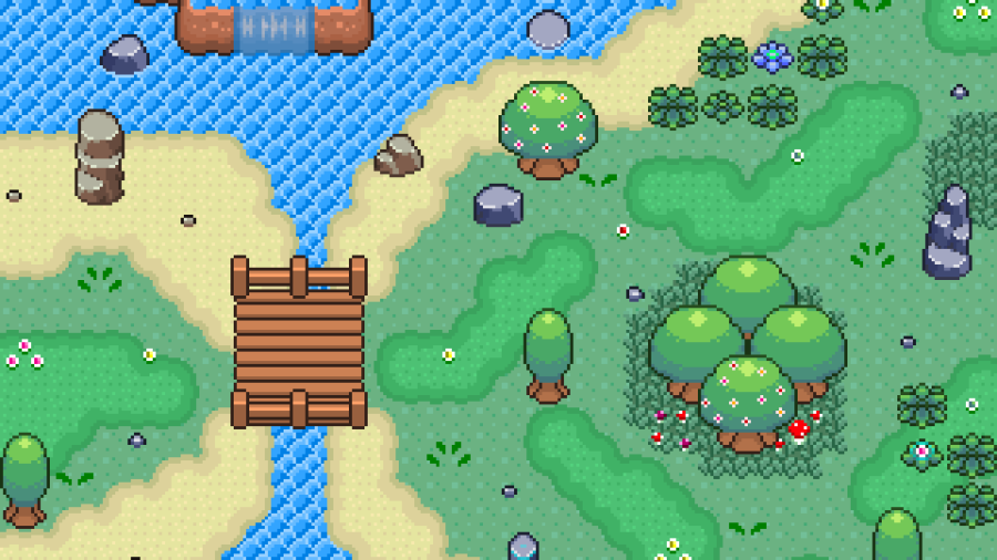 2D TopDown Grasslands Tileset 