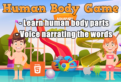 Human Body - Educational Game - HTML5/Mobile (C3p) 