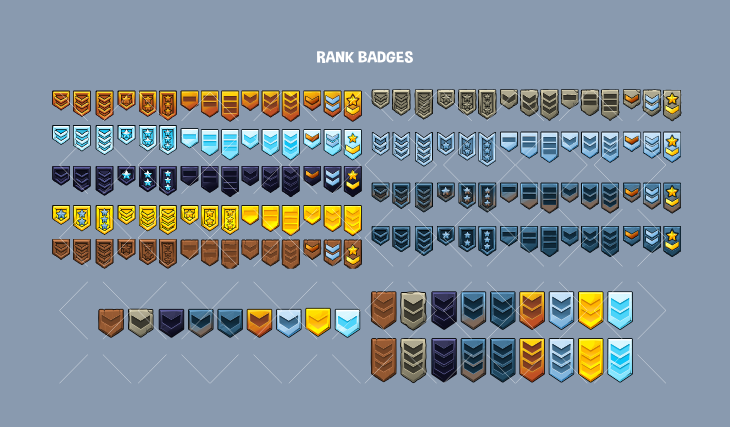 Game rank and league badge creator mega pack 