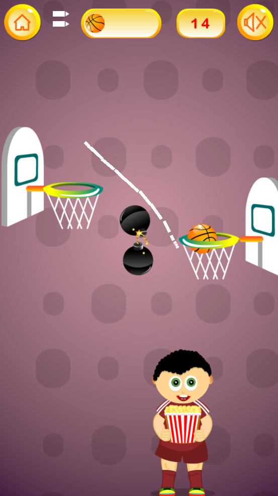 The Linear Basketball Sport Game 