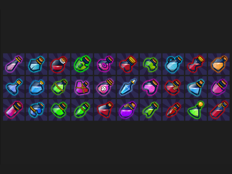 90 Magic potion Icons 