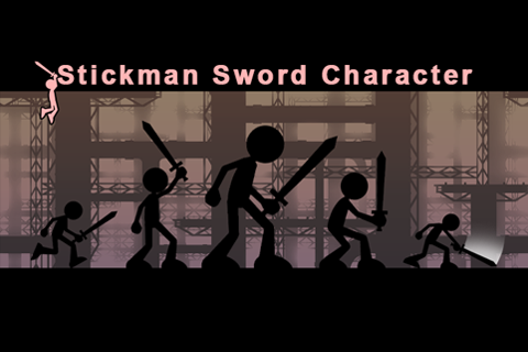 Stickman Sword Character 