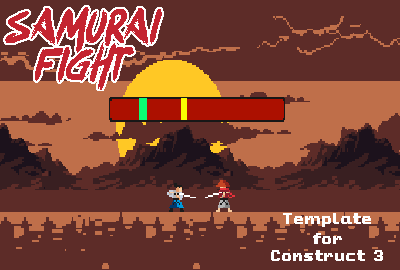 Samurai Fight - Template for Construct 3 