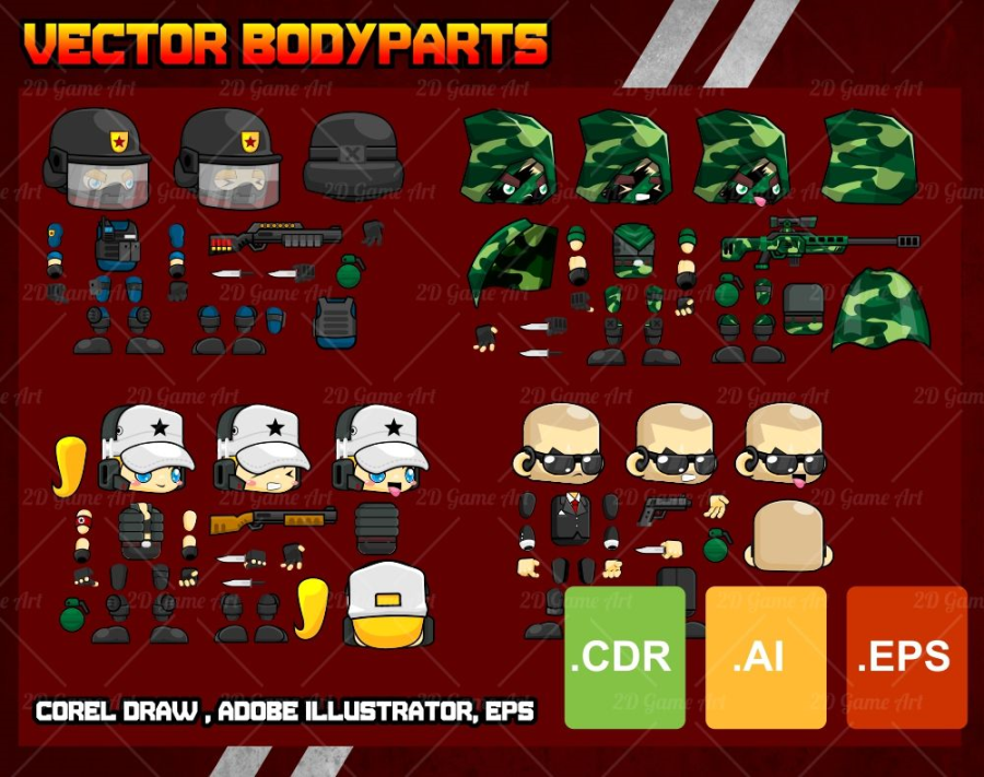 Spec Ops - Game Sprites 