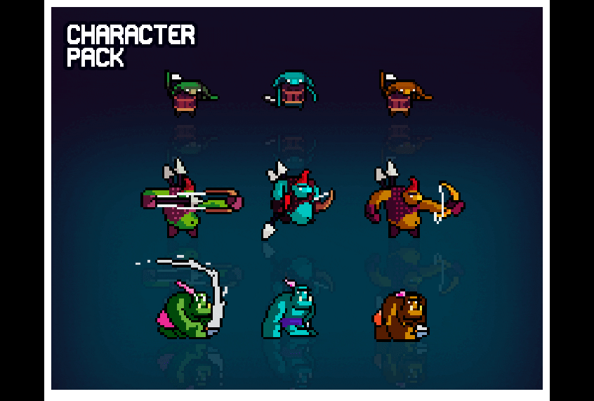 [CHARACTER PACK] ORCS & GOBLINS (Pixel Art Animation Pack) 