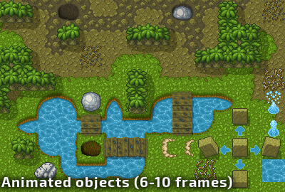 Pixel Art Tileset Forest Pack 