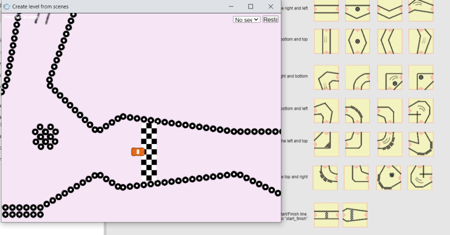 Random Level Generator Template for Top-Down View Games 